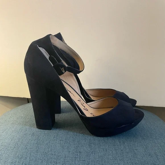 American Rag Cie Areeta Womens size 10 Solid Peep toe Platform Heels - Picture 11 of 12